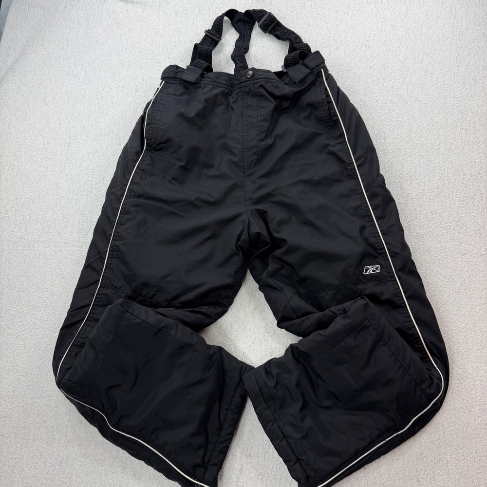 Vtg Y2K Reebok Ski Pants Suspenders Black Youth L14/16 Fits
Adult XS/S snowboard